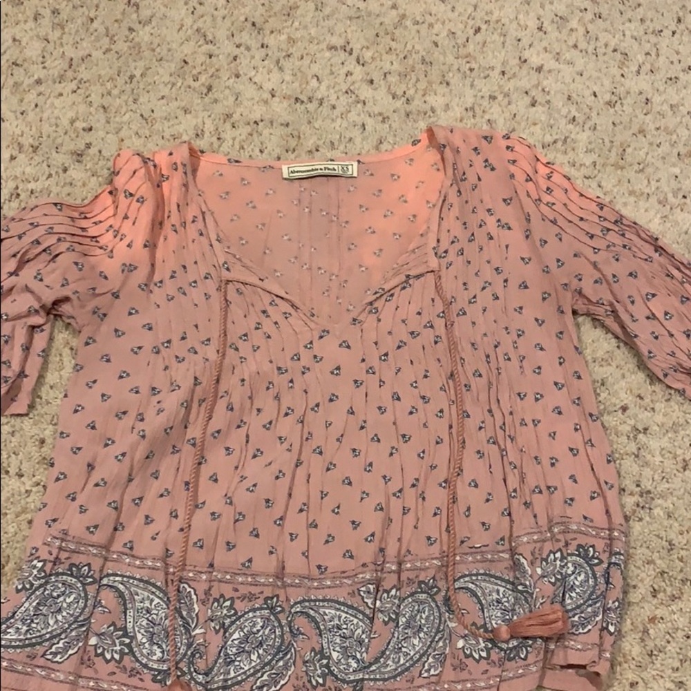 pink blouse